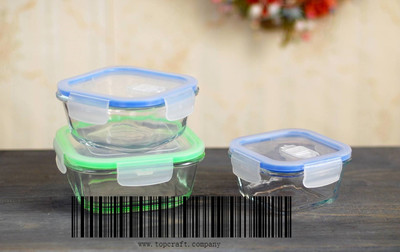 方形高硼硅保鲜盒 S150
