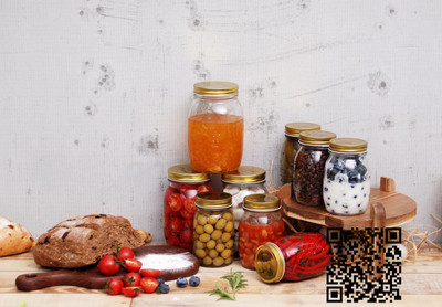 1000ml雕花果酱瓶