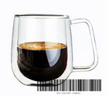 300ml 双层把手杯