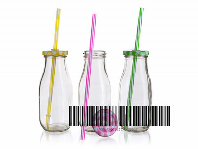 310ml glass starbucks milk bottle.