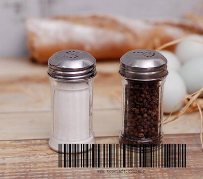 70ml glass spice jar with stainless steel lid.