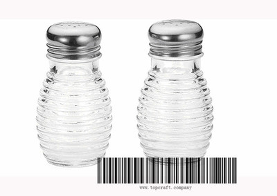 60ml Glass Spice jar with stainless steel lid.