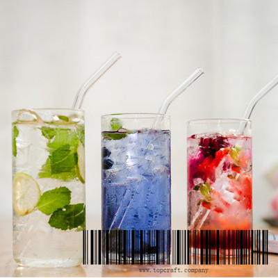 350ml Borosilicate glass ( without glass straw)