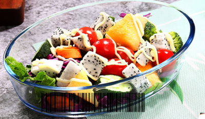 0.7升 高硼硅椭圆烤盘